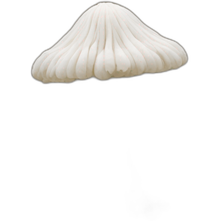 Maltese-in-a-coprinus-comatus-field emoji