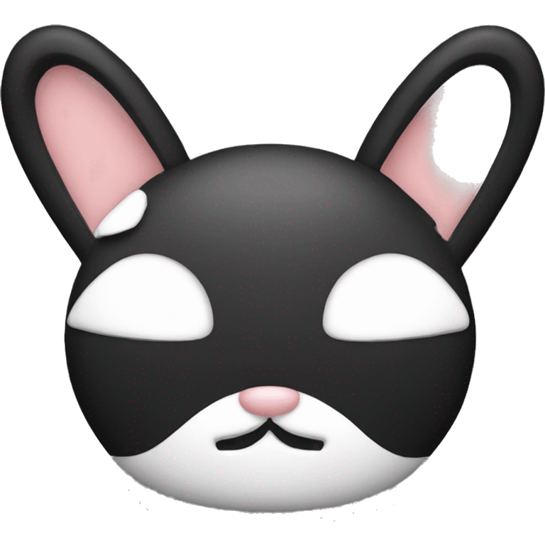 Bunnie ears black emoji