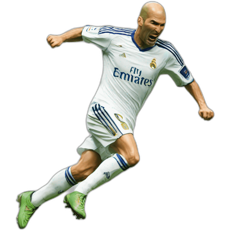 Zidane scoring emoji