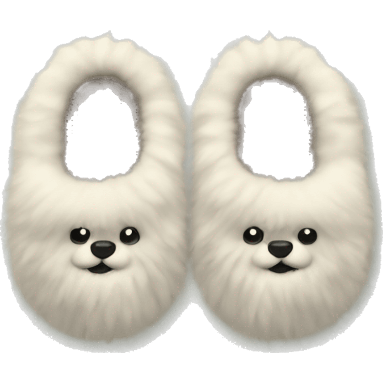 Fluffy slippers emoji