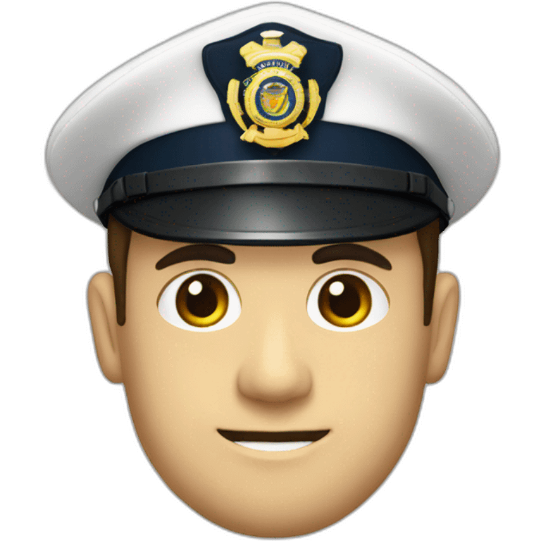 Policía naval emoji