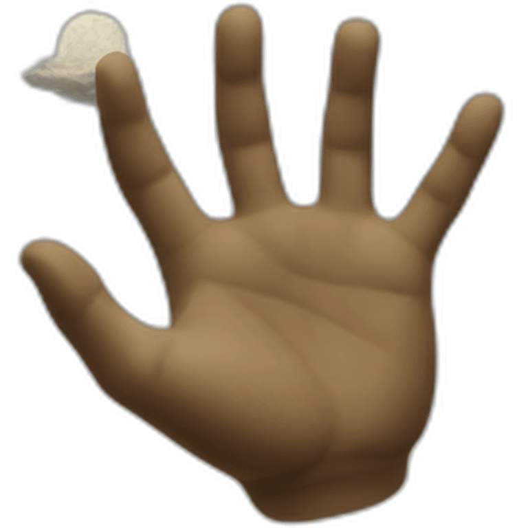 Famous Painting Hand of God emoji