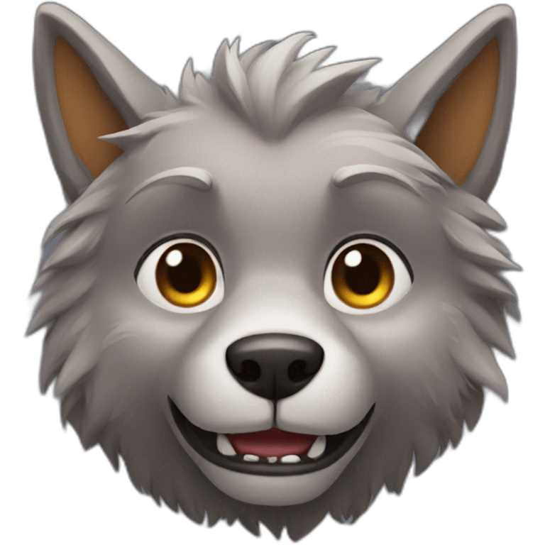 cute werewolf emoji