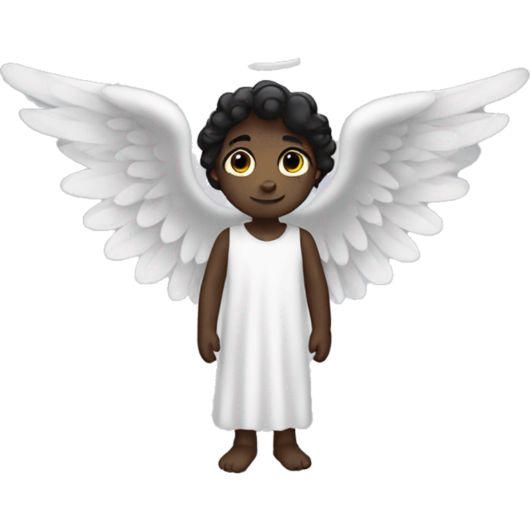 angel with black wings  emoji