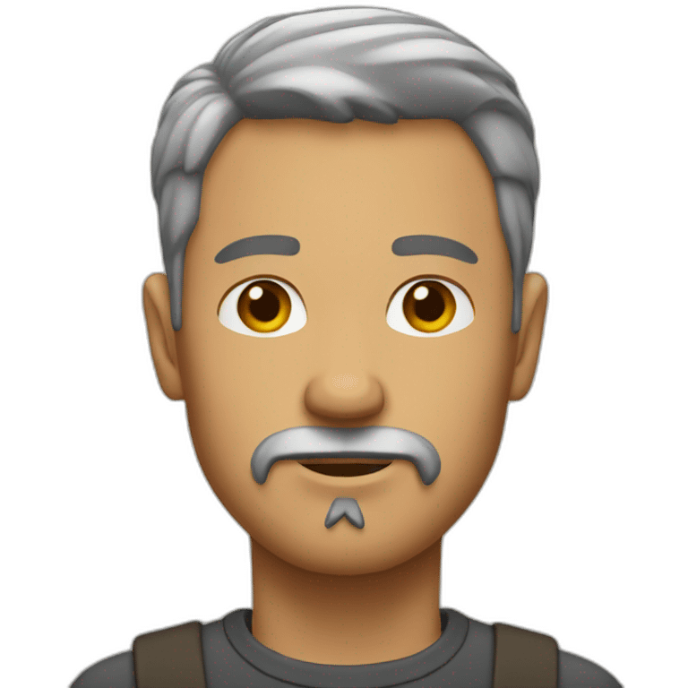 man with Goatee emoji