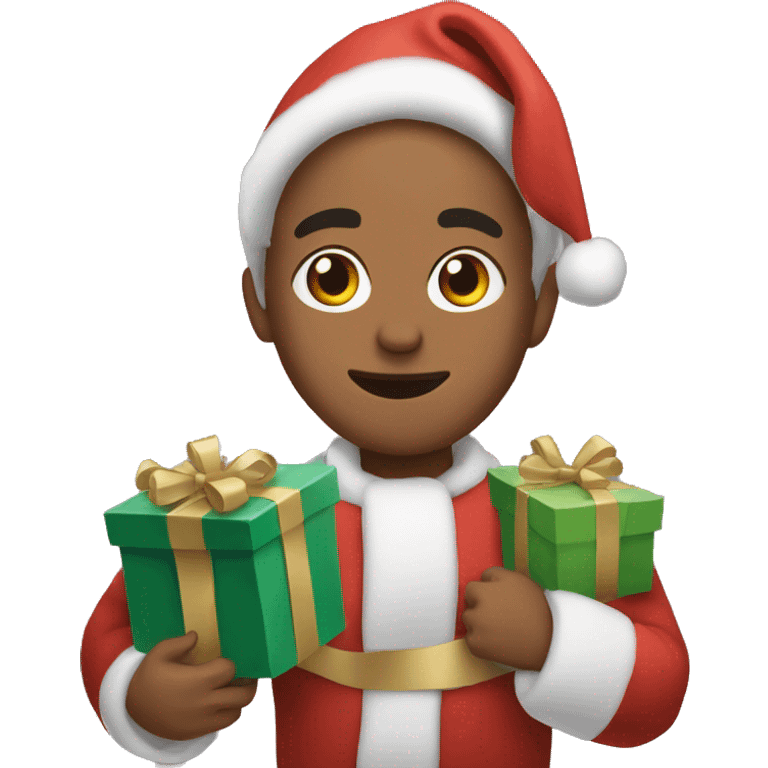 Christmas morning emoji