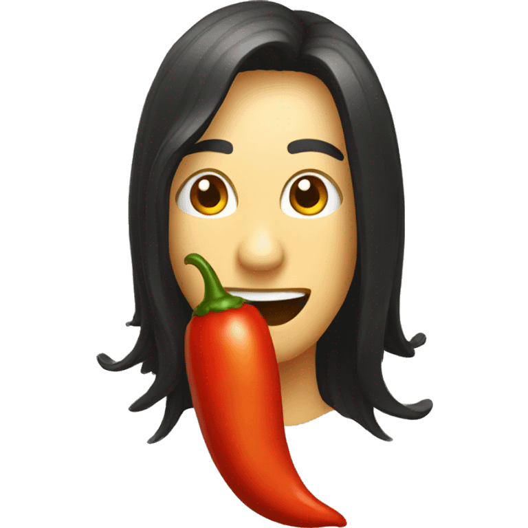 spicy hot pepper emoji