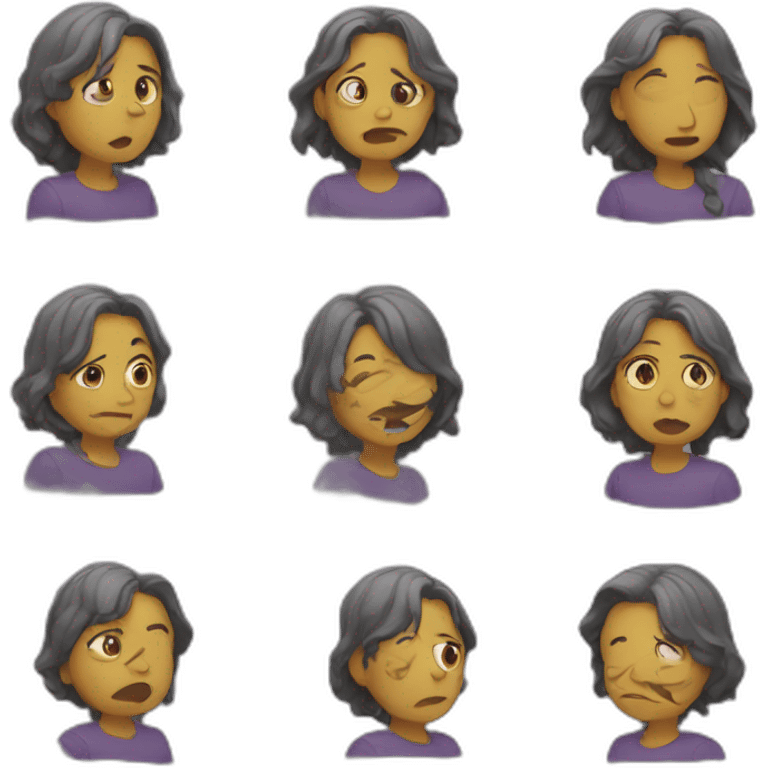 Désespoir tristesse  emoji