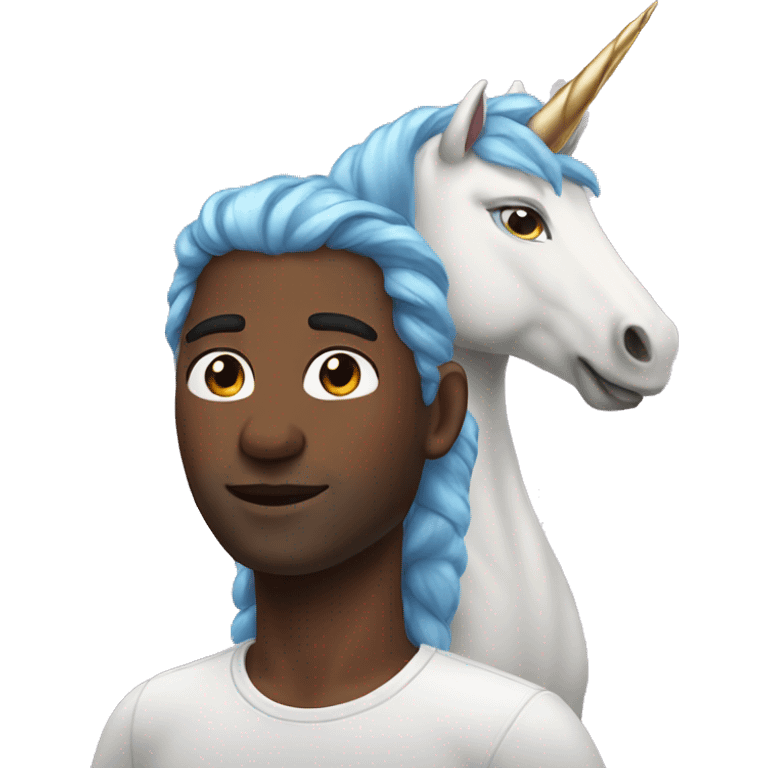 Unicorn as a human  emoji