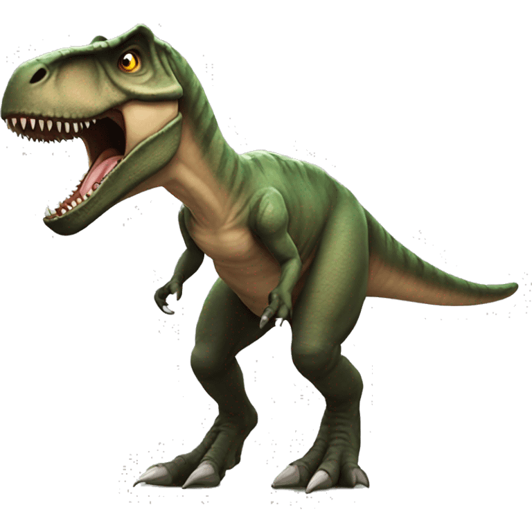 A t-rex  emoji