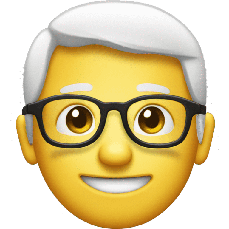 Emoji weches die brille hinten am kopf trägt emoji