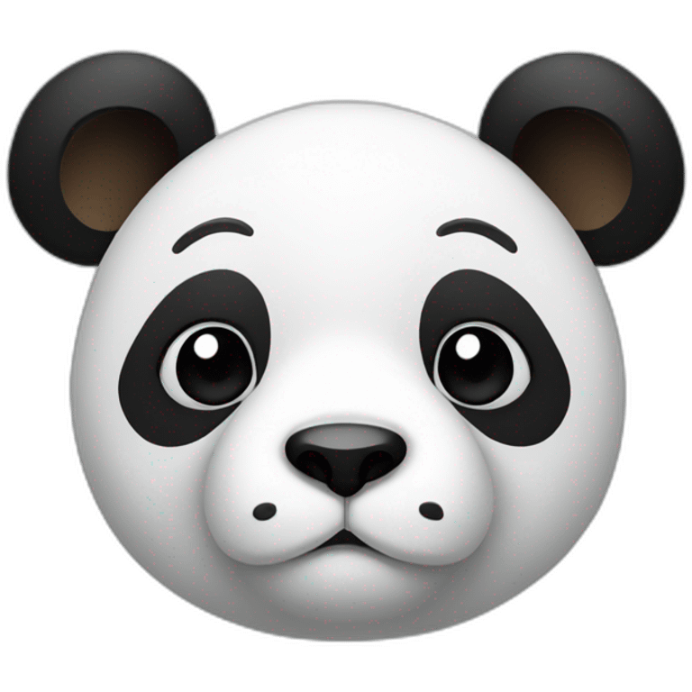 panda thinking emoji