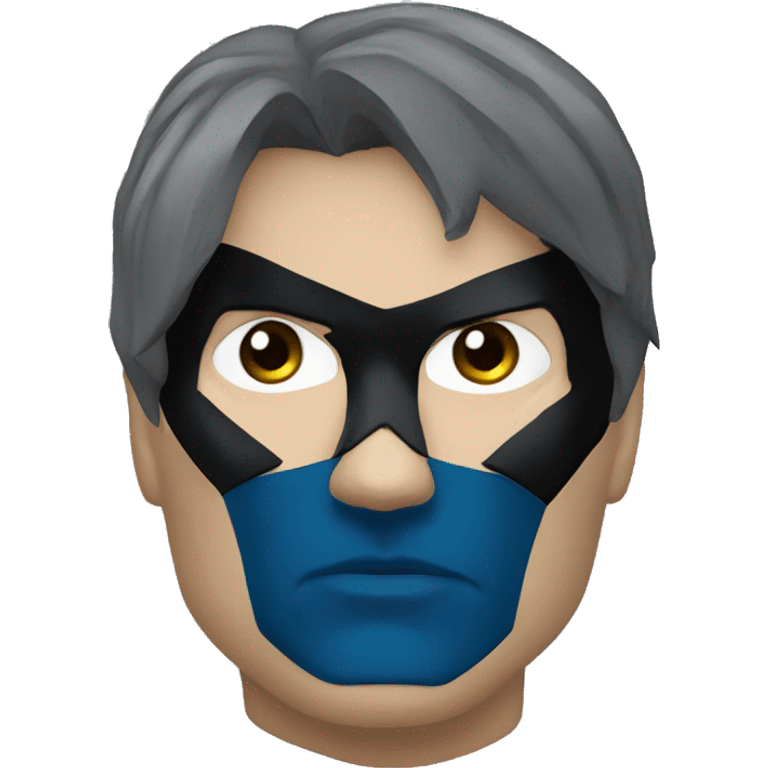 dc comics nightwing mask emoji