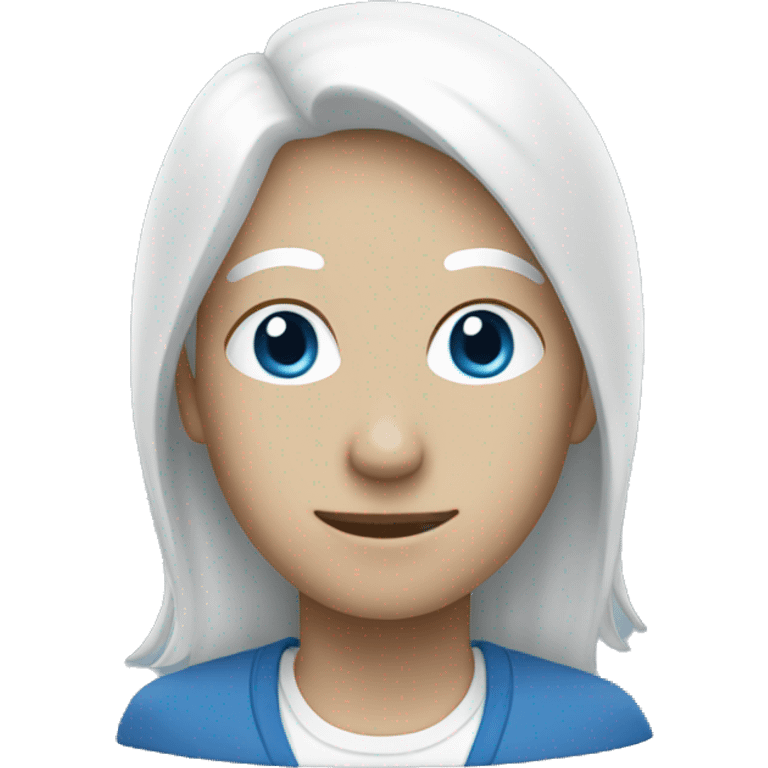 blue white newpae emoji