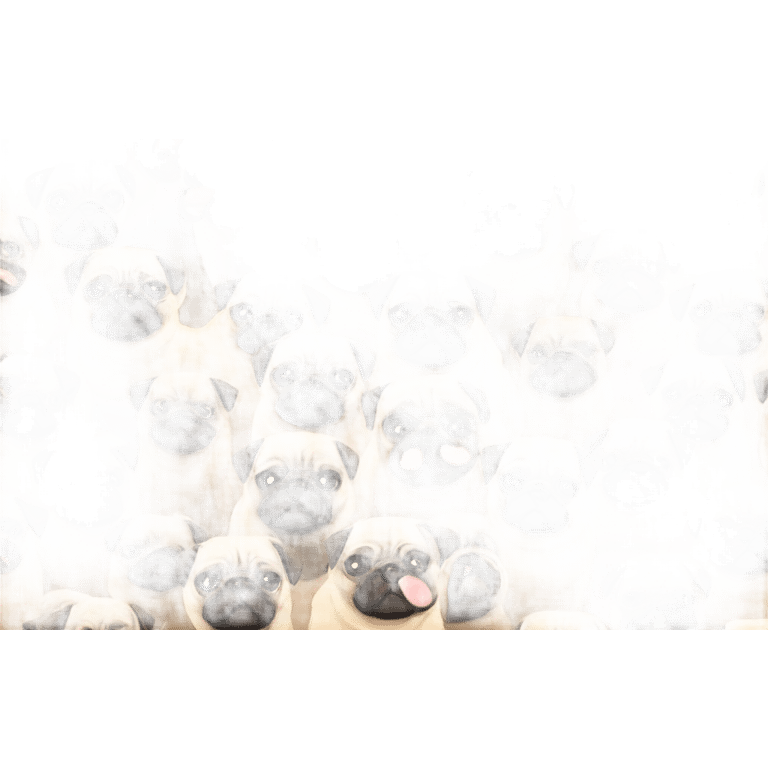 Pug heaven  emoji