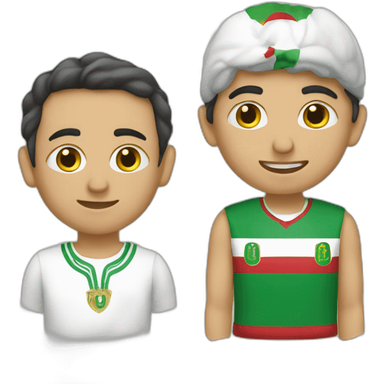 Algerie et italie emoji