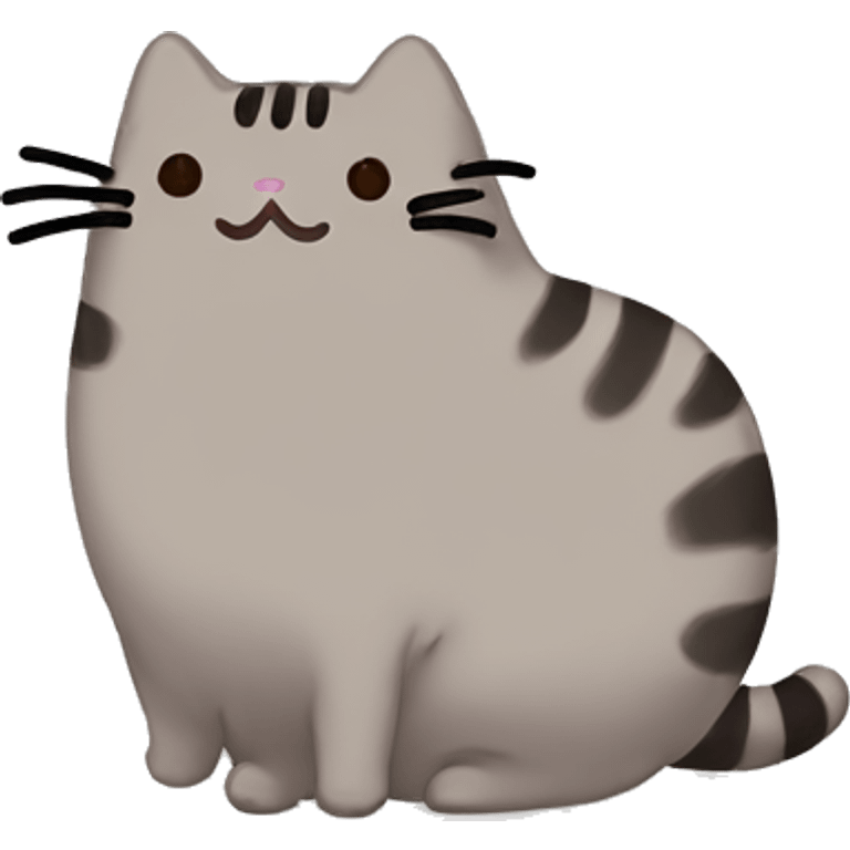 pusheen but orange emoji