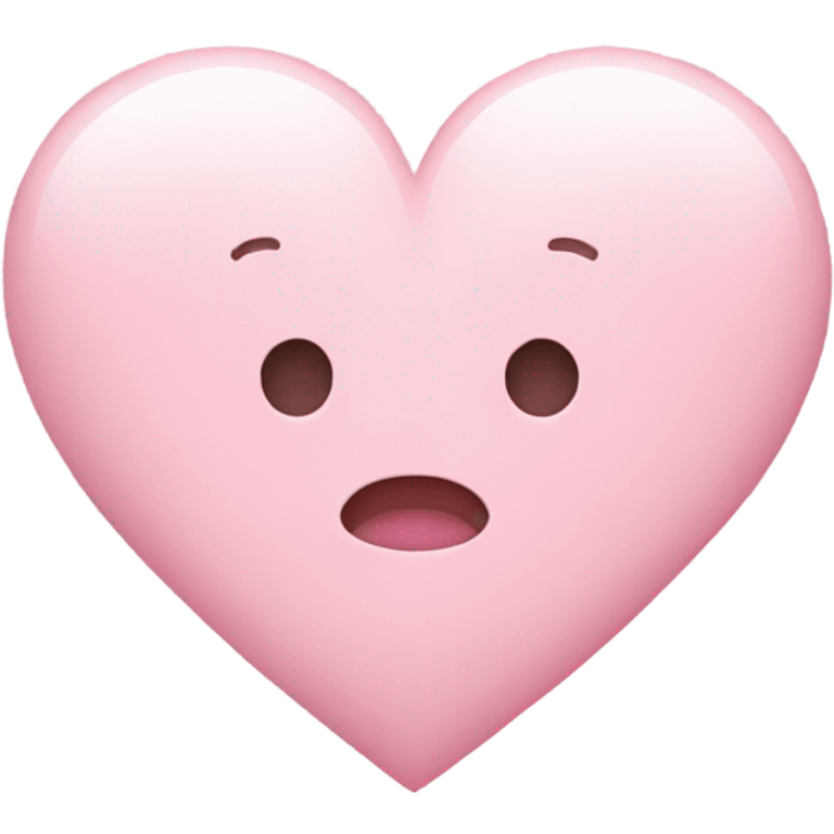 Light pink heart  emoji