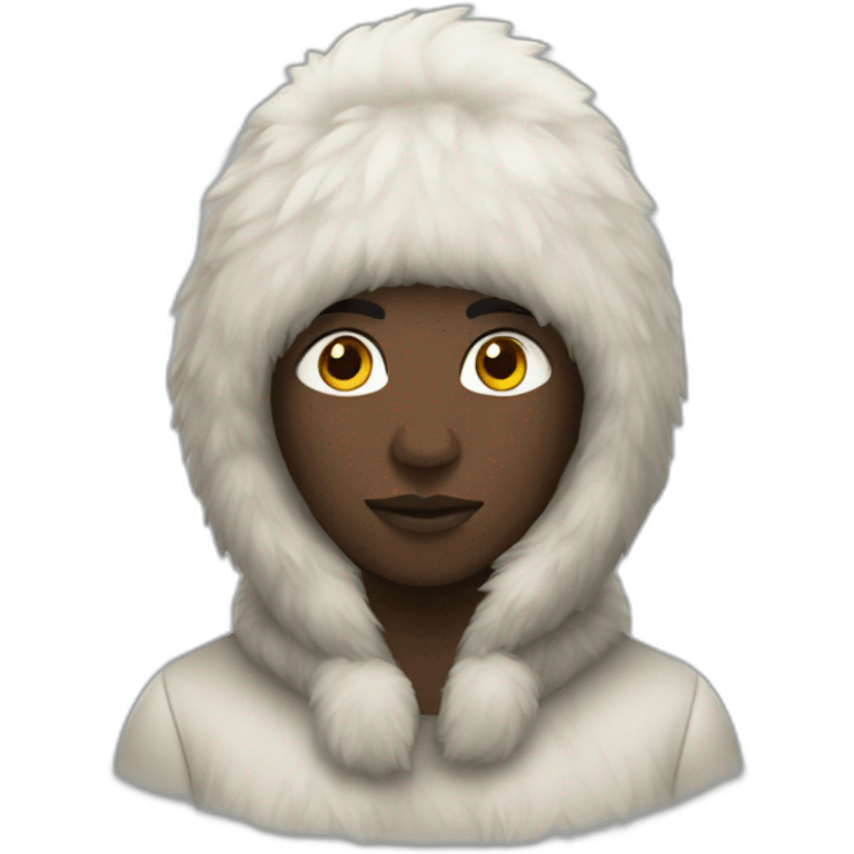 black tundra emoji