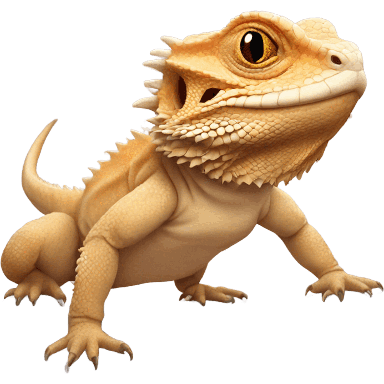 Fat bearded dragon emoji