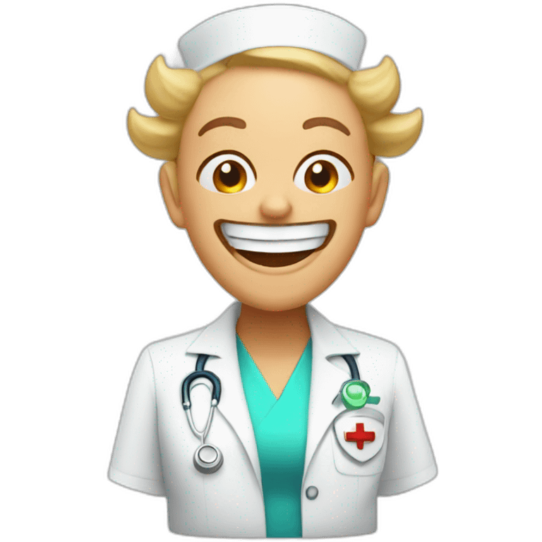 devil laugh nurse emoji