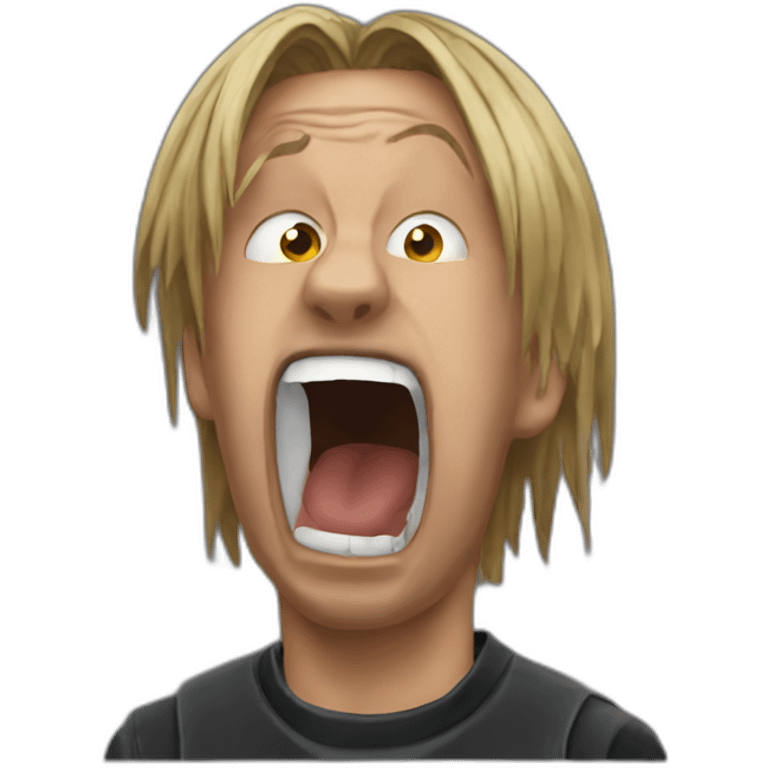 travis scott screaming emoji