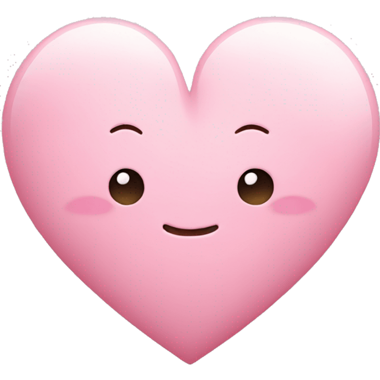 pastel pink heart with a G emoji