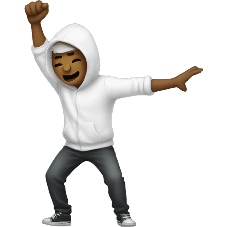 Person dabbing emoji