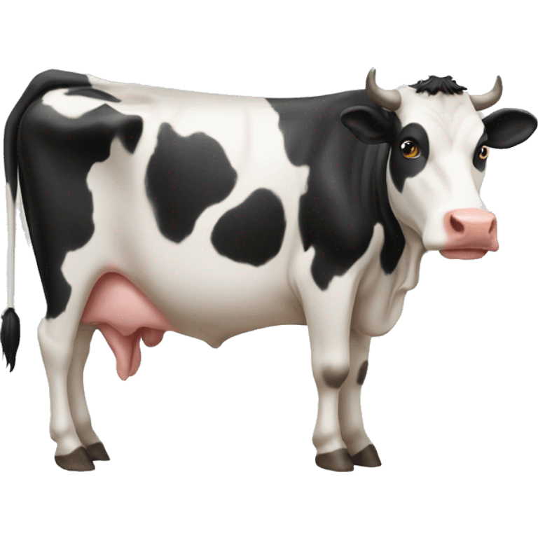 cow with udder side view emoji