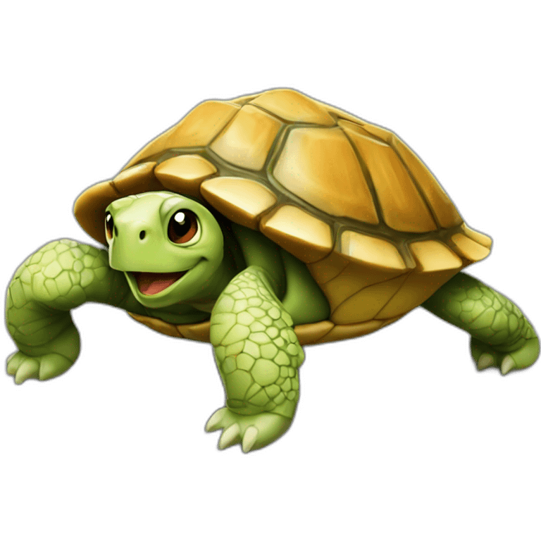 Loot de sur une tortue emoji