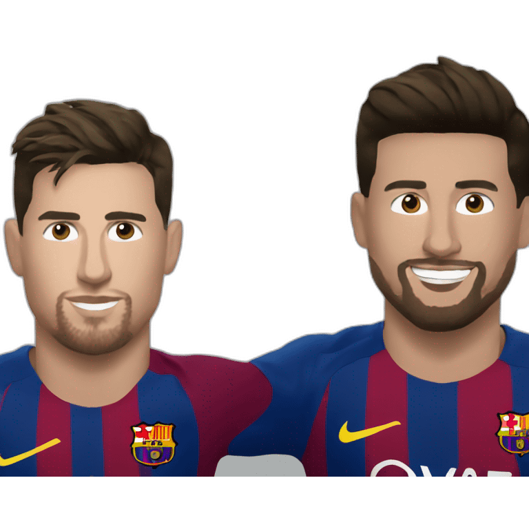 Ronaldo x messi emoji