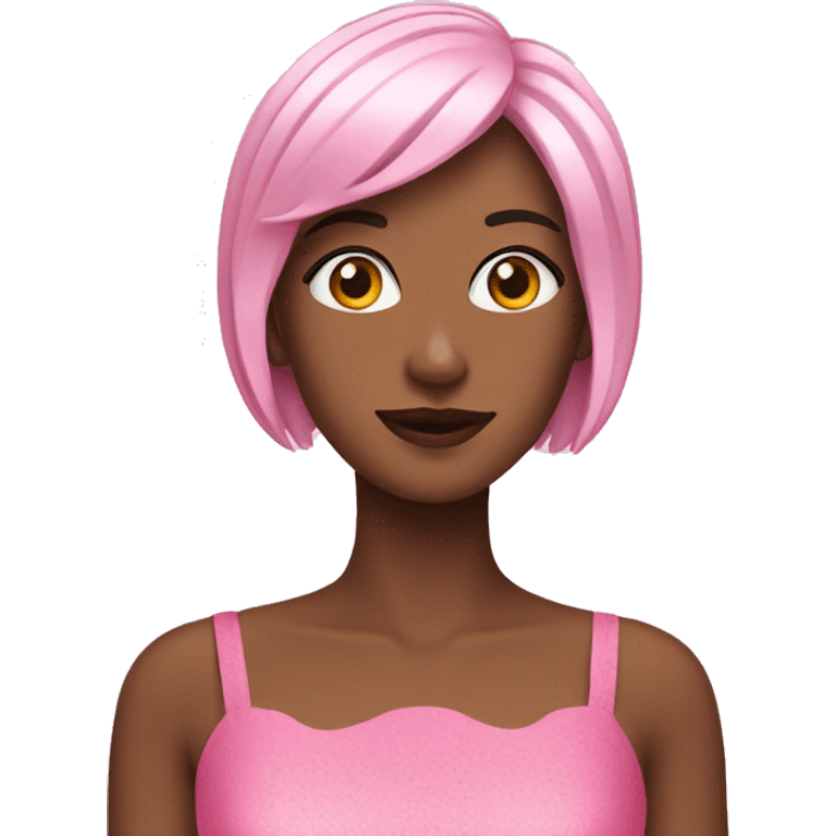 Pink beauty emoji