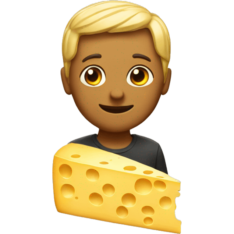 Friends made of cheese emoji