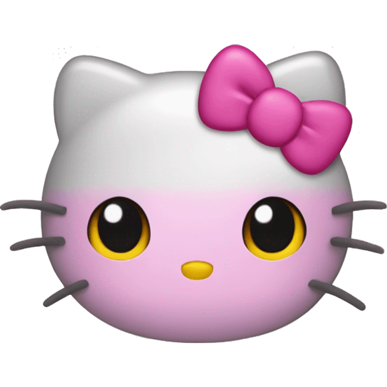 hello kitty close up pink emoji