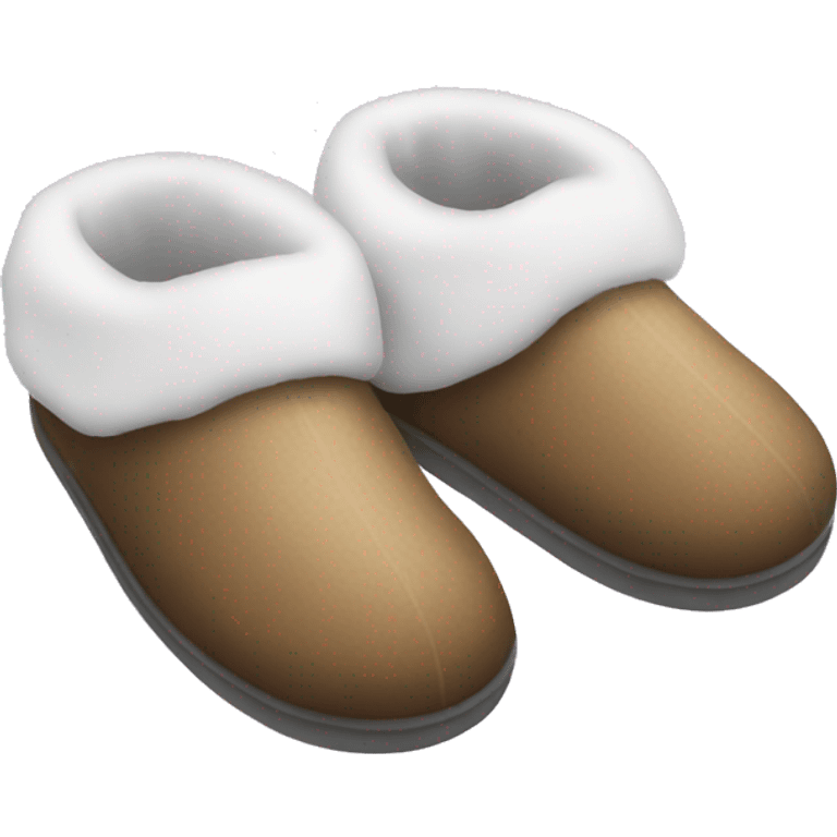 Winter slippers emoji