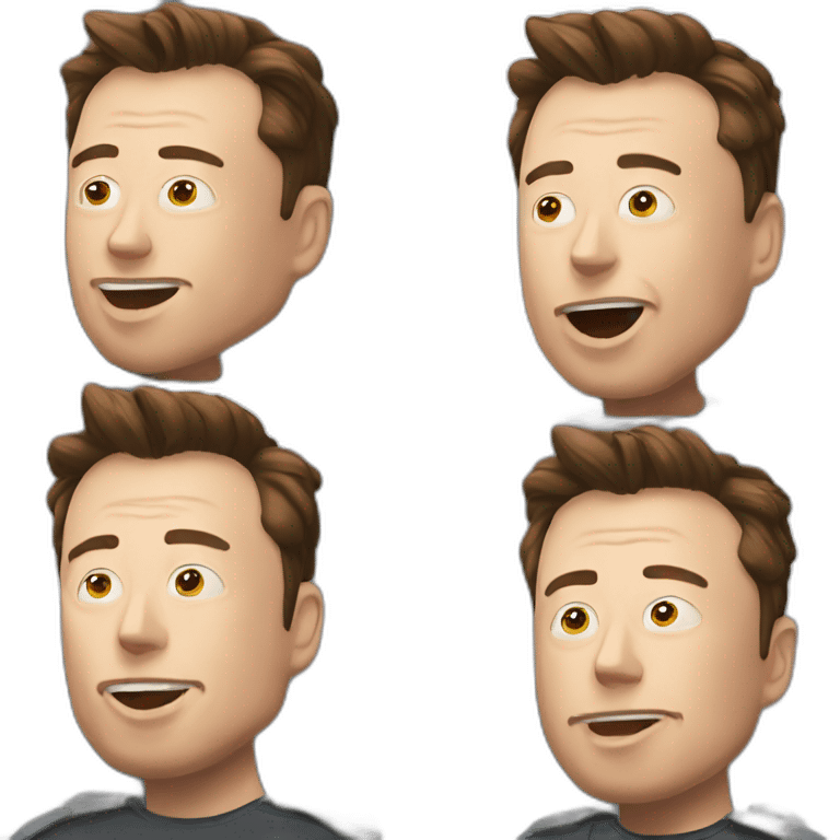 Elon Musk qui dort emoji