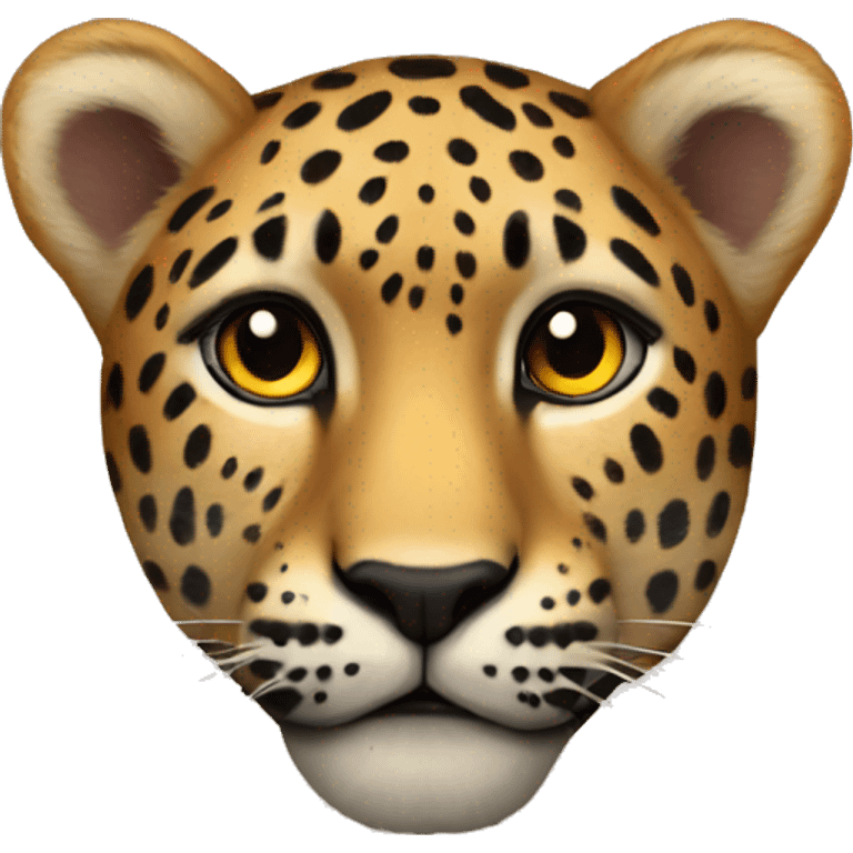 corazón de leopardo  emoji