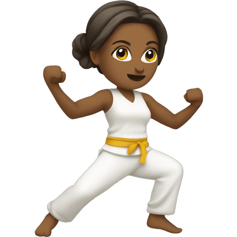 capoeira woman emoji