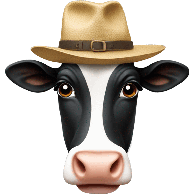 cow with hat emoji