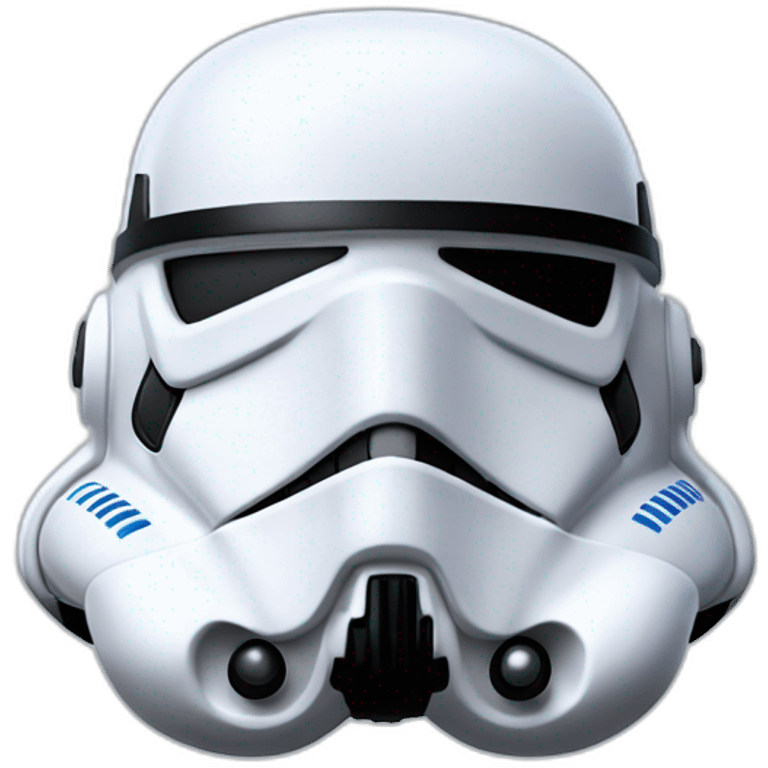 star wars stormtrooper blue helmet emoji