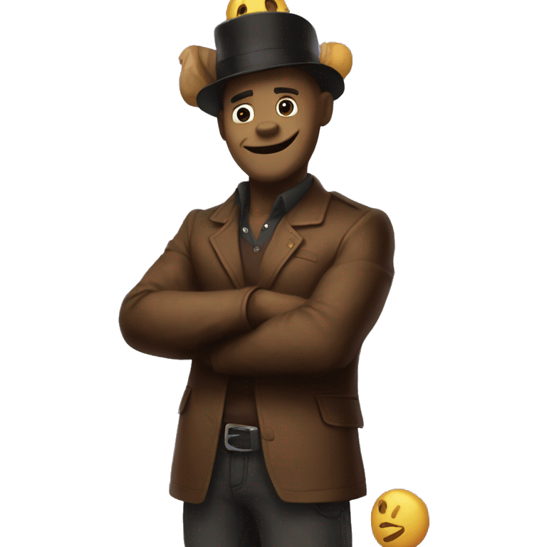 Freddy fazbear but he got Megamind kind of physics   emoji