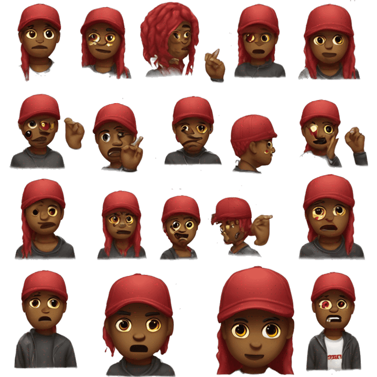 blood aka bleoood underground rapper emoji