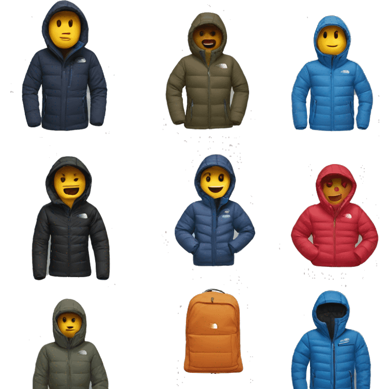 The north face  emoji