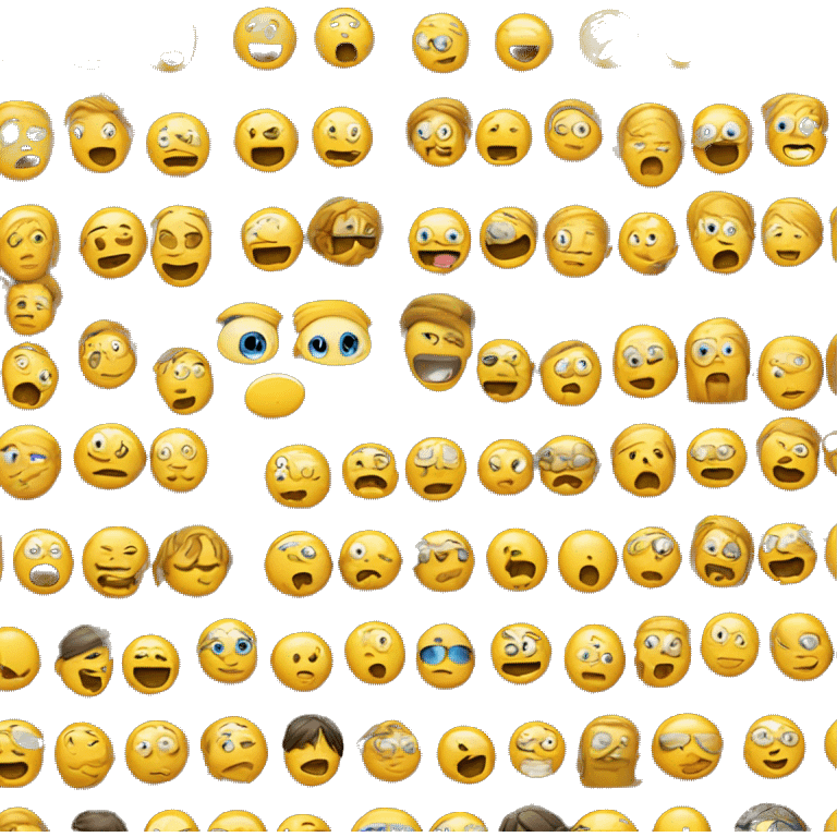 a standard yellow emoji face, but there are highly pronounced dark circles under the eyes, as if tired emoji