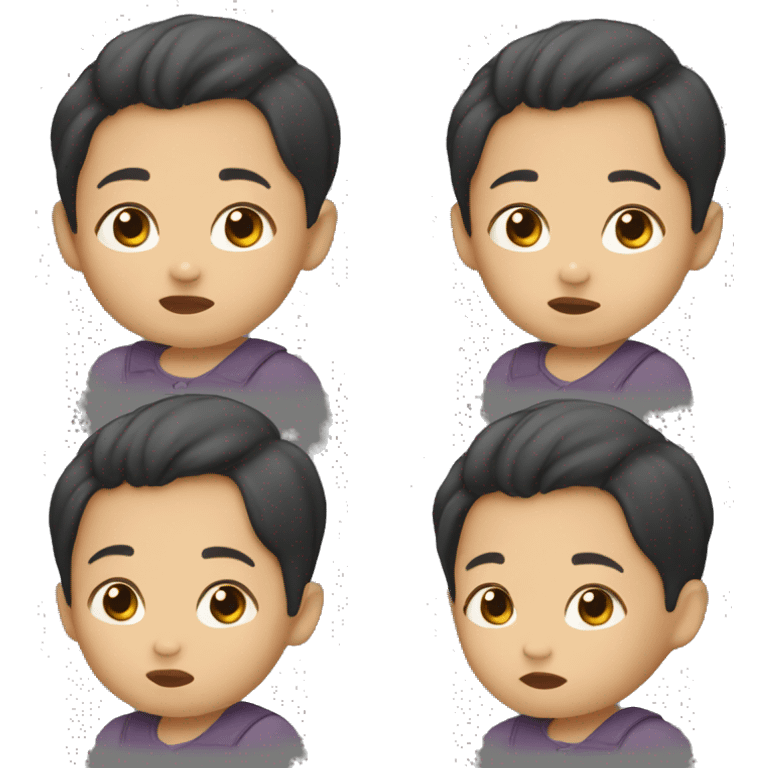 asian toddler  emoji