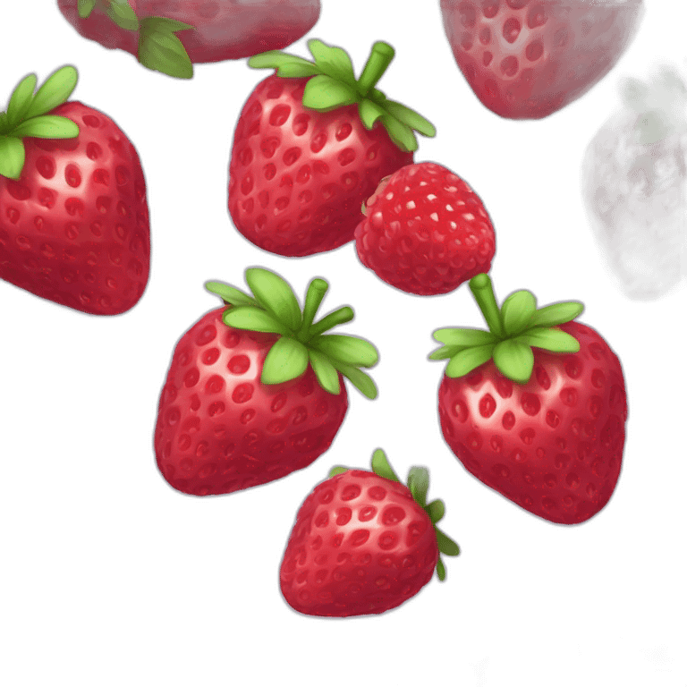 fraises framboise myrtille emoji