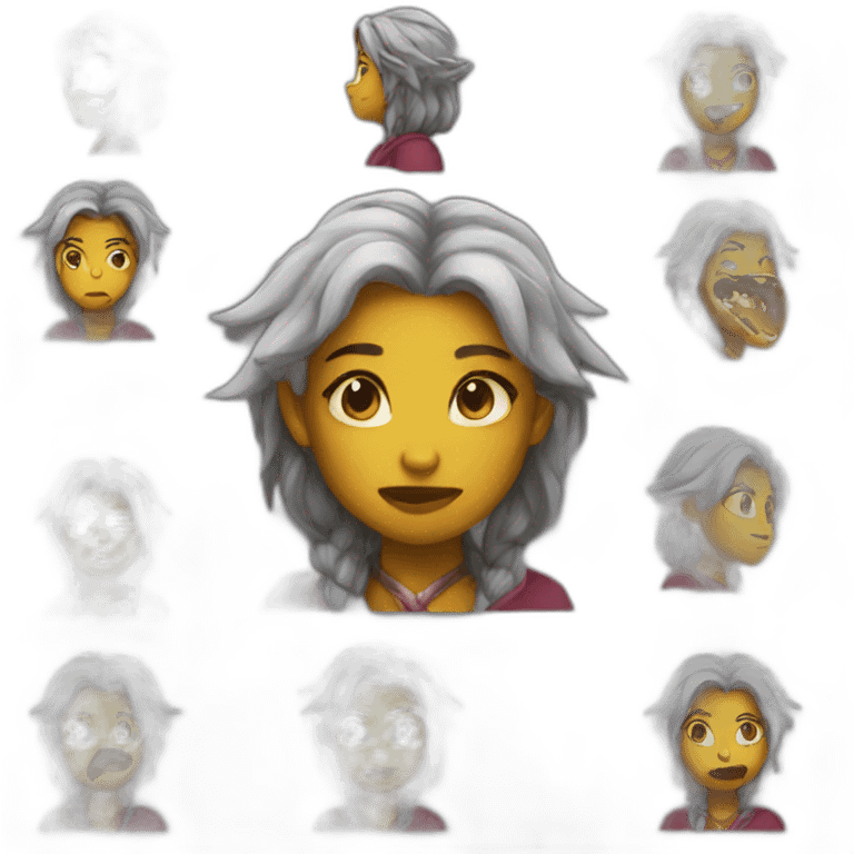 dragon woman emotions emoji