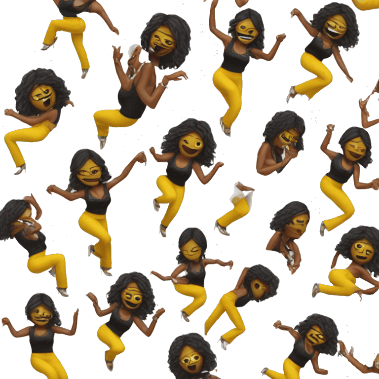 dancehall queen danceing emoji