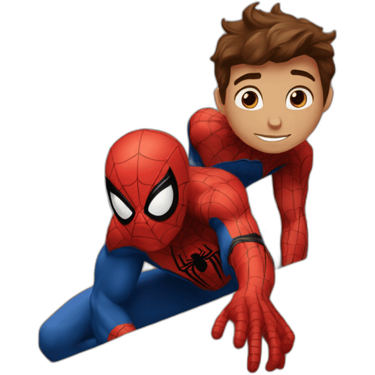 Spider-Man and the detpool emoji