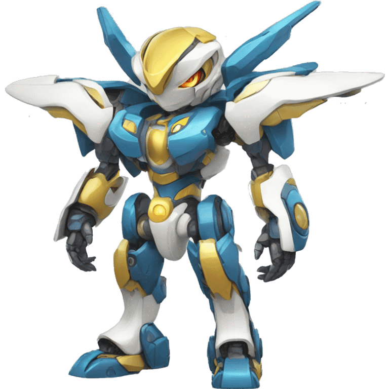 Futuristic Mechanical Pokémon-Medabot-Dragon full body emoji